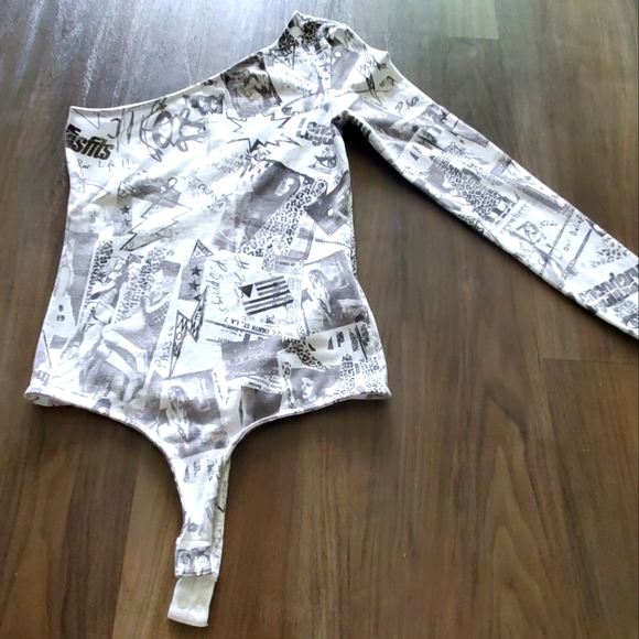 GUESS One-shoulder Bodysuit - Picture 11 of 14